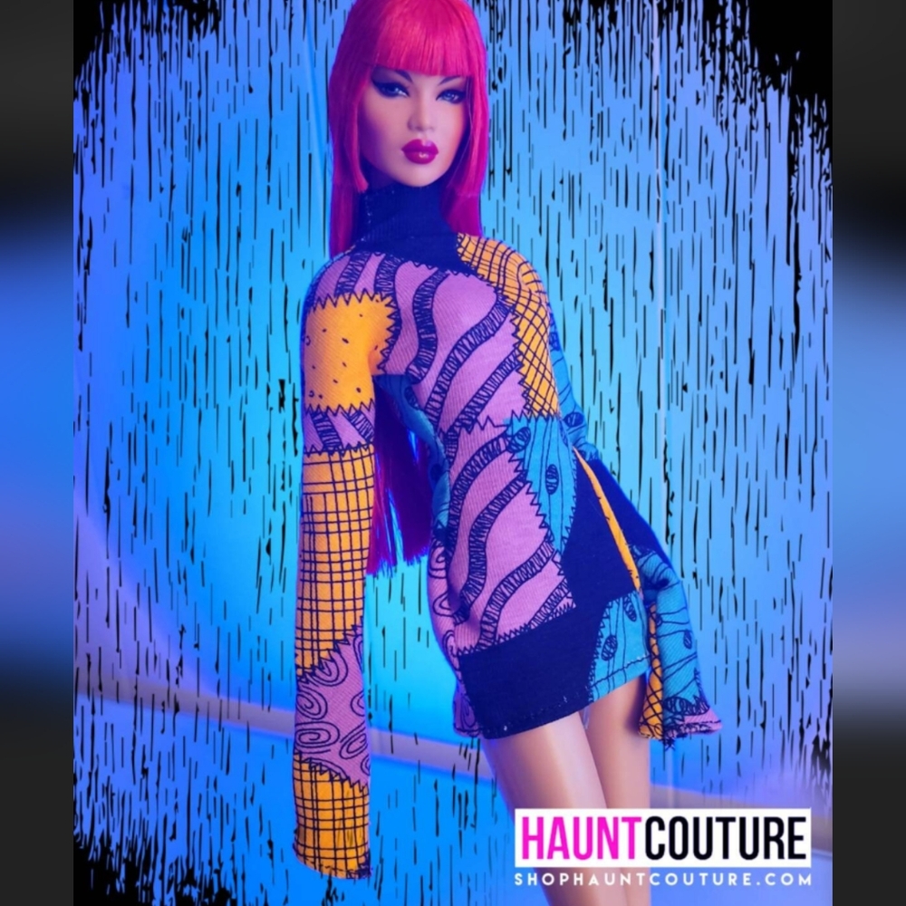 Sally Inspired Dress Made To Fit G1 Monster High Dolls